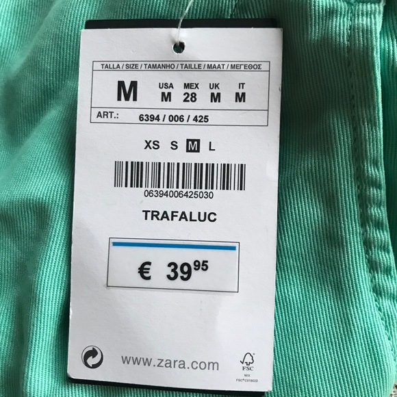 Zara Aqua Jean Overalls - Picture 6 of 7